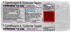 Ciprowin Tz 250 Tablet 10 Ciprowin Tz 250 Tablet 10