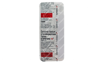 Cipzen D 50/10 MG Tablet 10