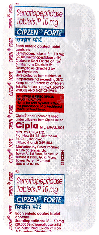 Cipzen Forte Tablet 10