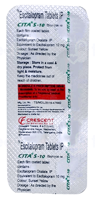 Cita S 10 Mg Tablet 10