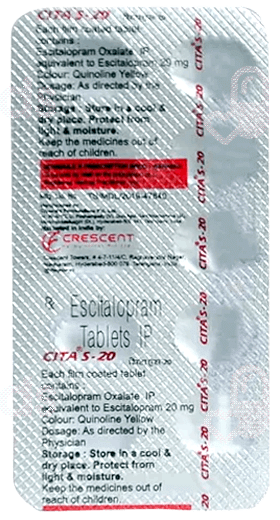 Cita S 20 Mg Tablet 10