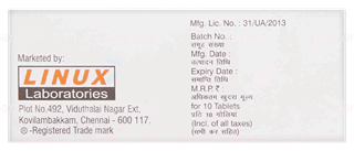 Citalin Forte 10/0.5 Mg Tablet 10