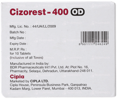 Cizorest 400 Od Tablet 10