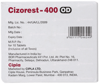 Cizorest 400 Od Tablet 10