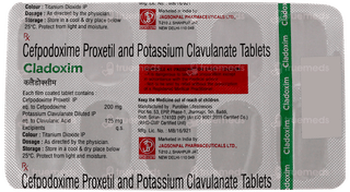 Cladoxim 200 Tablet 10