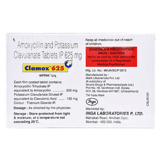 Clamox 625 Tablet 10