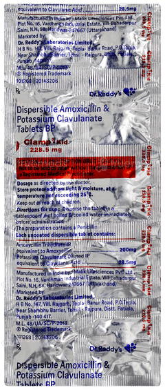 Clamp Kid 228.5mg Tablet 10