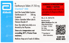 Claribid 250 Tablet 10 Claribid 250 Tablet 10