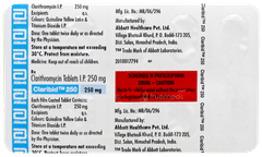 Claribid 250 Tablet 10 Claribid 250 Tablet 10
