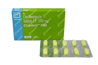 Claribid 500 Tablet 10