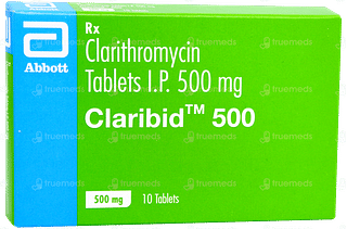 Claribid 500 Tablet 10