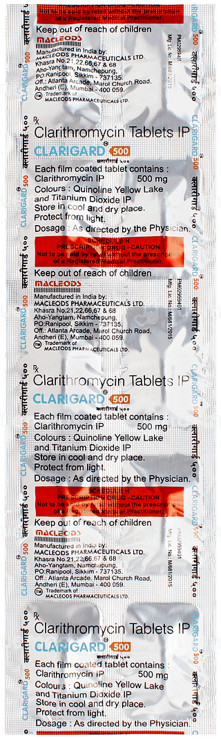 Clarigard 500 Tablet 10