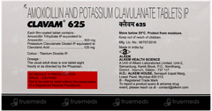 Clavam 625 Tablet 10 Clavam 625 Tablet 10