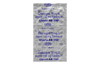 Clavix As 150/75 MG Tablet 15