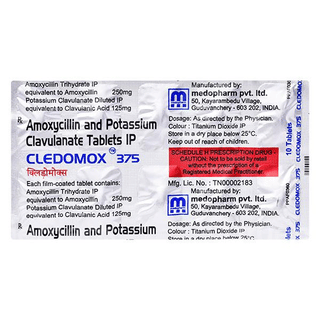 Cledomox 375 Tablet 10