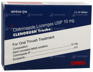 Clenorush Troche Lozenges 10