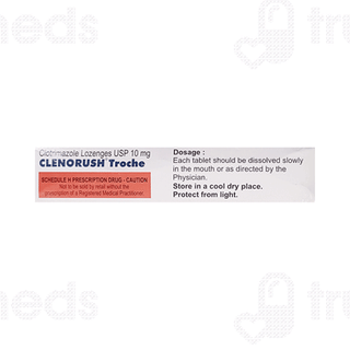 Clenorush Troche Lozenges 10
