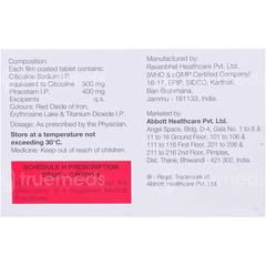 Clinaxon P 500/400 Mg Tablet 10 Clinaxon P 500/400 Mg Tablet 10