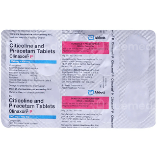 Clinaxon P 500/400 Mg Tablet 10