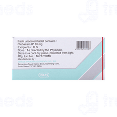 Cloba 10 MG Tablet 10 Cloba 10 MG Tablet 10