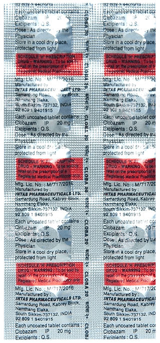 Cloba 20 Mg Tablet 10