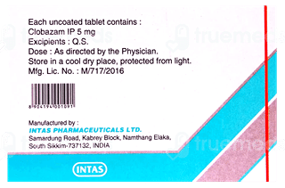Cloba 5 Mg Tablet 15