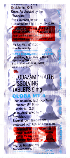Cloba Mt 5 Mg Tablet 10