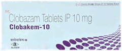 Clobakem 10 Mg Tablet 10