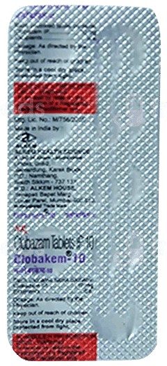 Clobakem 10 Mg Tablet 10