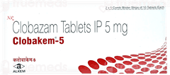 Clobakem 5 Mg Tablet 10