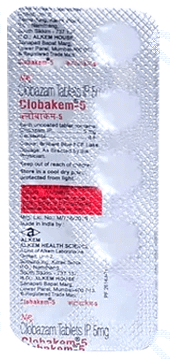 Clobakem 5 Mg Tablet 10