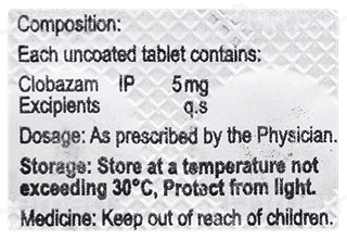 Clobanil 5 Mg Tablet 10