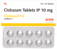 Clobium 10 Mg Tablet 10