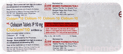 Clobium 10 Mg Tablet 10