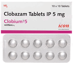 Clobium 5 Mg Tablet 10