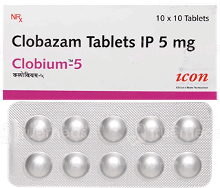 Clobium 5 Mg Tablet 10