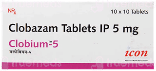 Clobium 5 Mg Tablet 10