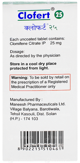 Clofert 25 Tablet 30