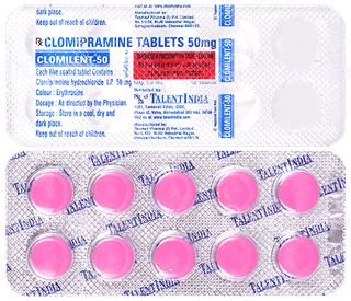 Clomilent 50 Mg Tablet 10