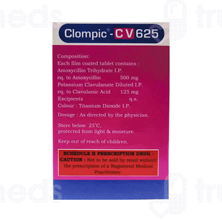 Clompic Cv 625 Tablet 10