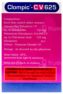 Clompic Cv 625 Tablet 6