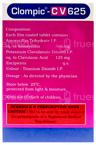 Clompic Cv 625 Tablet 6