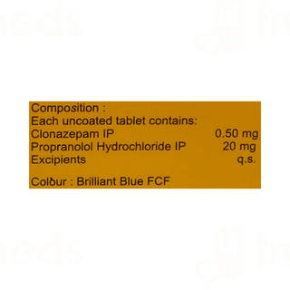 Clonafit Beta 0.5/20 MG Tablet 10