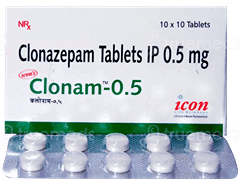 Clonam 0.5 Mg Tablet 10
