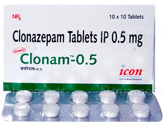 Clonam 0.5 Mg Tablet 10