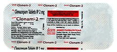 Clonam 2 Mg Tablet 10
