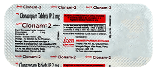 Clonam 2 Mg Tablet 10