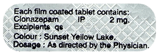 Clonam 2 Mg Tablet 10