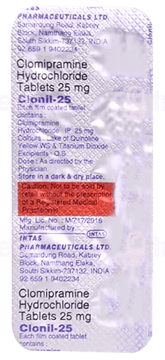 Clonil 25 Mg Tablet 10