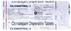Clonotril 1 Mg Tablet 10
